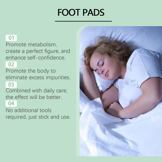 100% Merbal & Gentle Ingredient Detox Foot Pads (1 BOX = 20 PATCHES-BUY 1 GET 3 FREE)